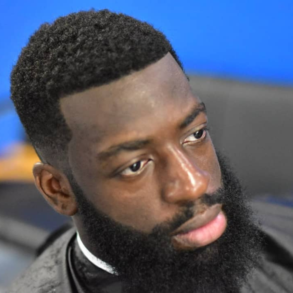 Black male with lineup.