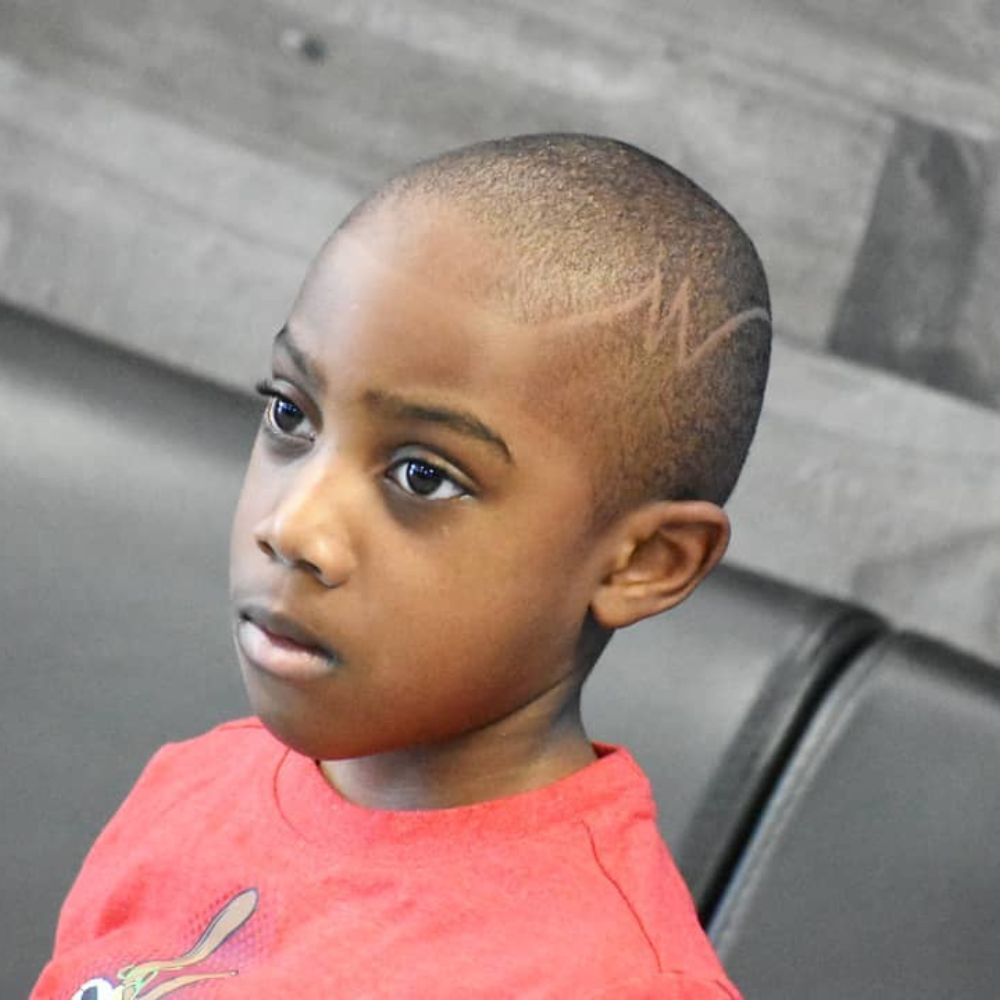 young black child with part